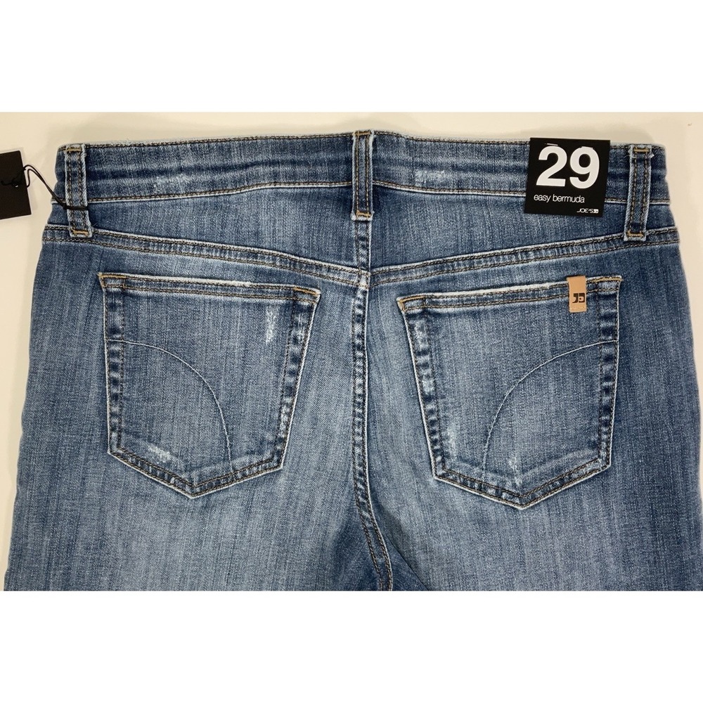 NWT Women's Joe's Jeans Distressed Easy Bermuda Cut Off Shorts Sz 29 (31"X 8") - Picture 5 of 7